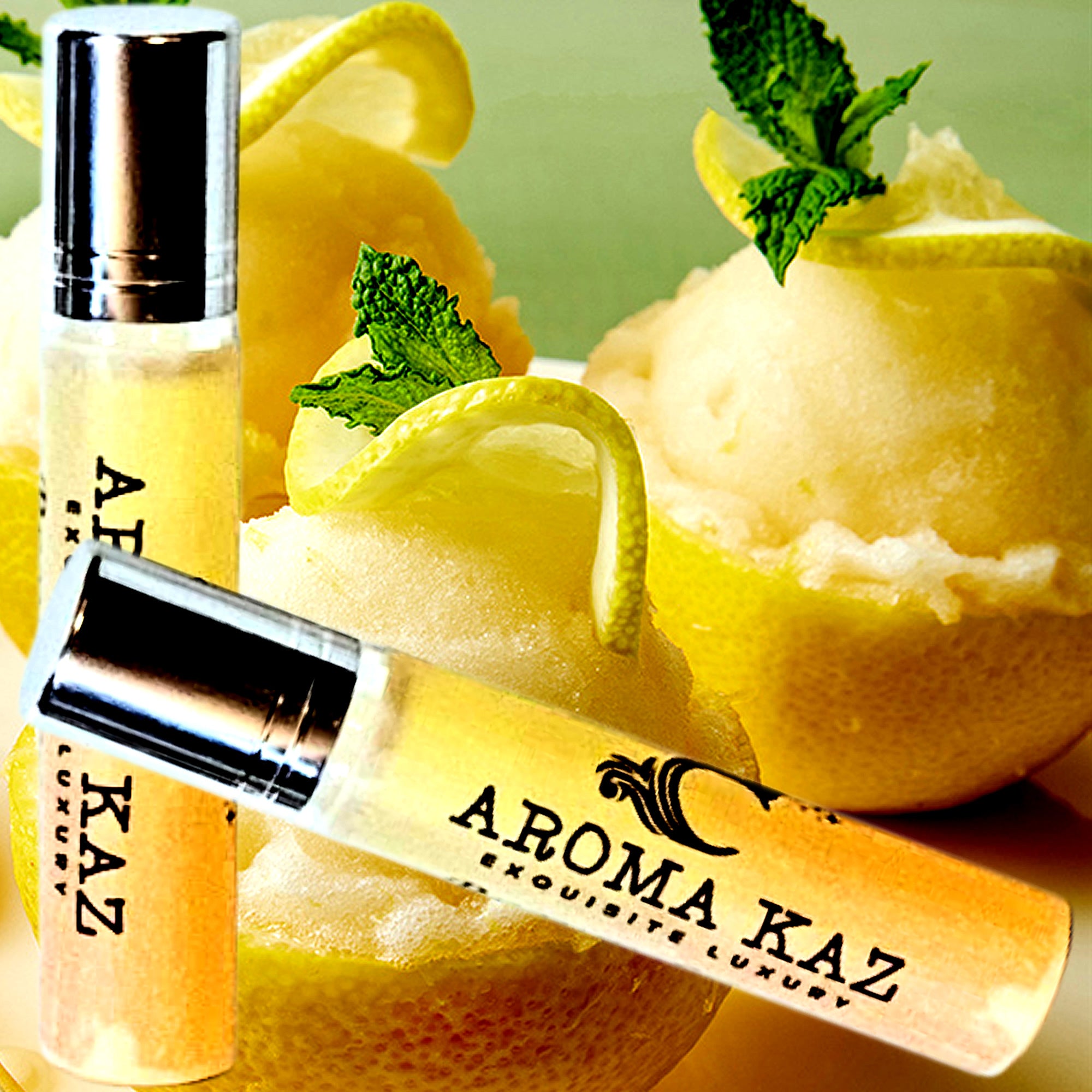 Creamy Lemon Gelato Roll-On Perfume Plant-Based Vegan Cruelty Free