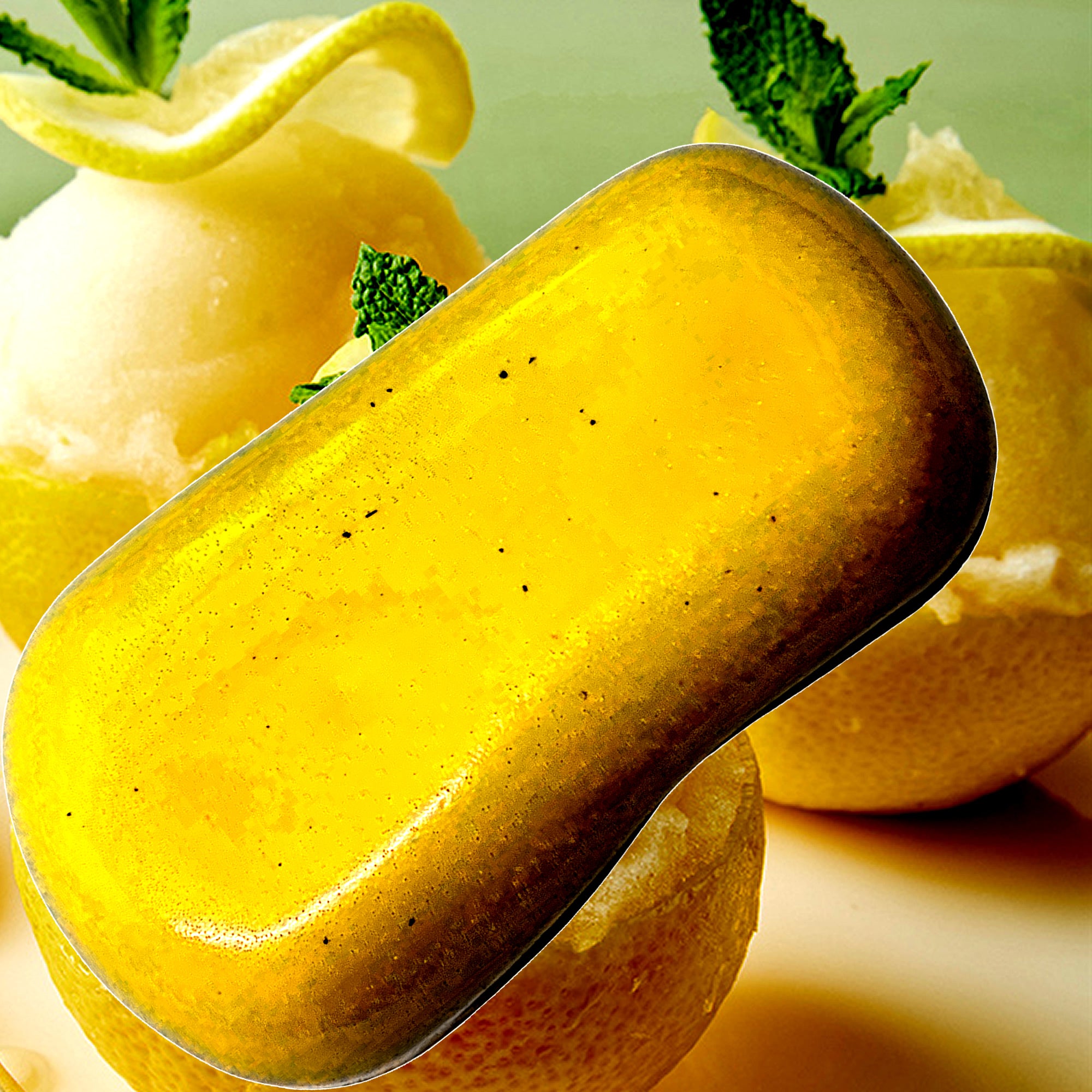 Creamy Lemon Gelato Vegan Soap Bars Plant-Based Cruelty-Free Handcrafted