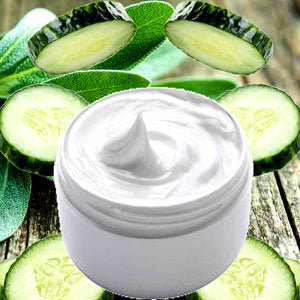 Cool Cucumber & Wild Sage Hydrating vegan body and hand cream moisturizer. Handmade in Australia, cruelty free, long-lasting fragrance, perfect for all skin types and ideal as a gift for men or women.