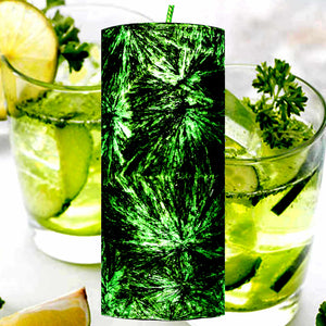 Citrus Cucumber Breeze Palm Wax Pillar Candle