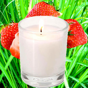 Strawberry Lemongrass Eco Soy Votive Candles – Vegan, Cruelty-Free, Hand Poured and Made in Australia -  15+ Hour Fragrance Burn – Use in Votive Holders Only – Choose Colour & Pack Size