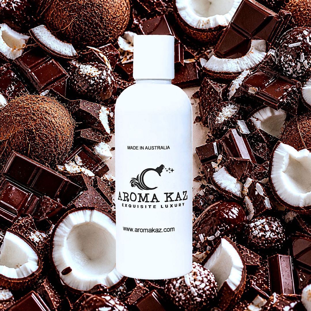Chocolate Coconut Body Wash Shower Gel – vegan, cruelty-free featuring tropical coconut blended with rich chocolate, handmade in Australia.