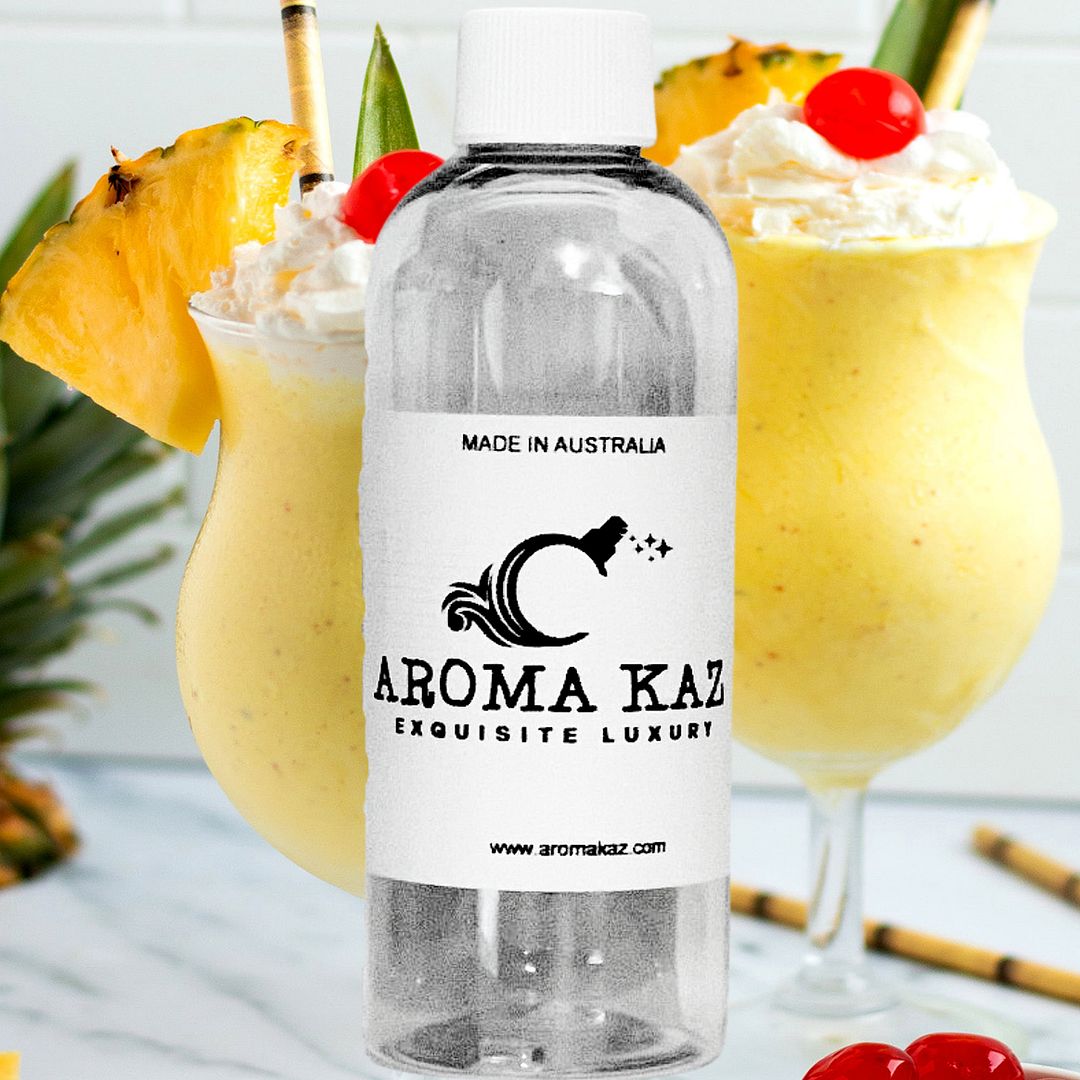 Pineapple Milkshake Vegan candle and soap making fragrance oil, cruelty-free and made in Australia. Ideal for DIY crafts, candles, soaps, bath body and home fragrance projects.