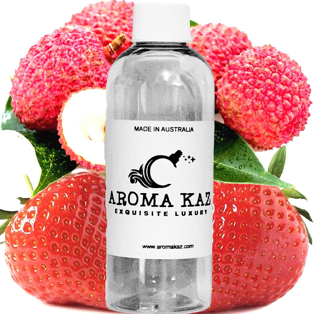 Pink Lychee Vegan candle and soap making fragrance oil, cruelty-free and made in Australia. Ideal for DIY crafts, candles, soaps, bath body and home fragrance projects.