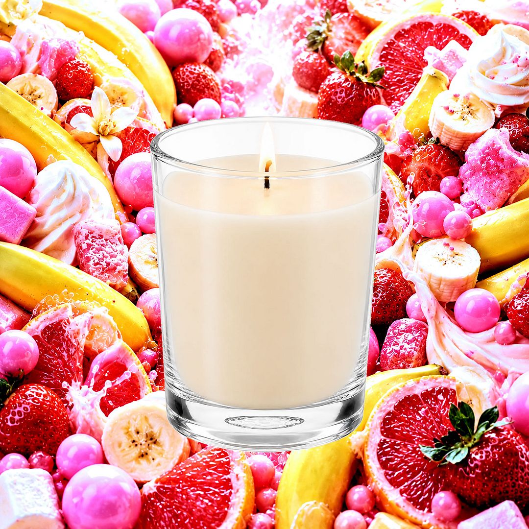 Monkey Farts Scented Votive Candles eco soy plant based – vegan, cruelty-free featuring a fun fruity blend of bananas, berries, and tropical sweetness, handmade in Australia.