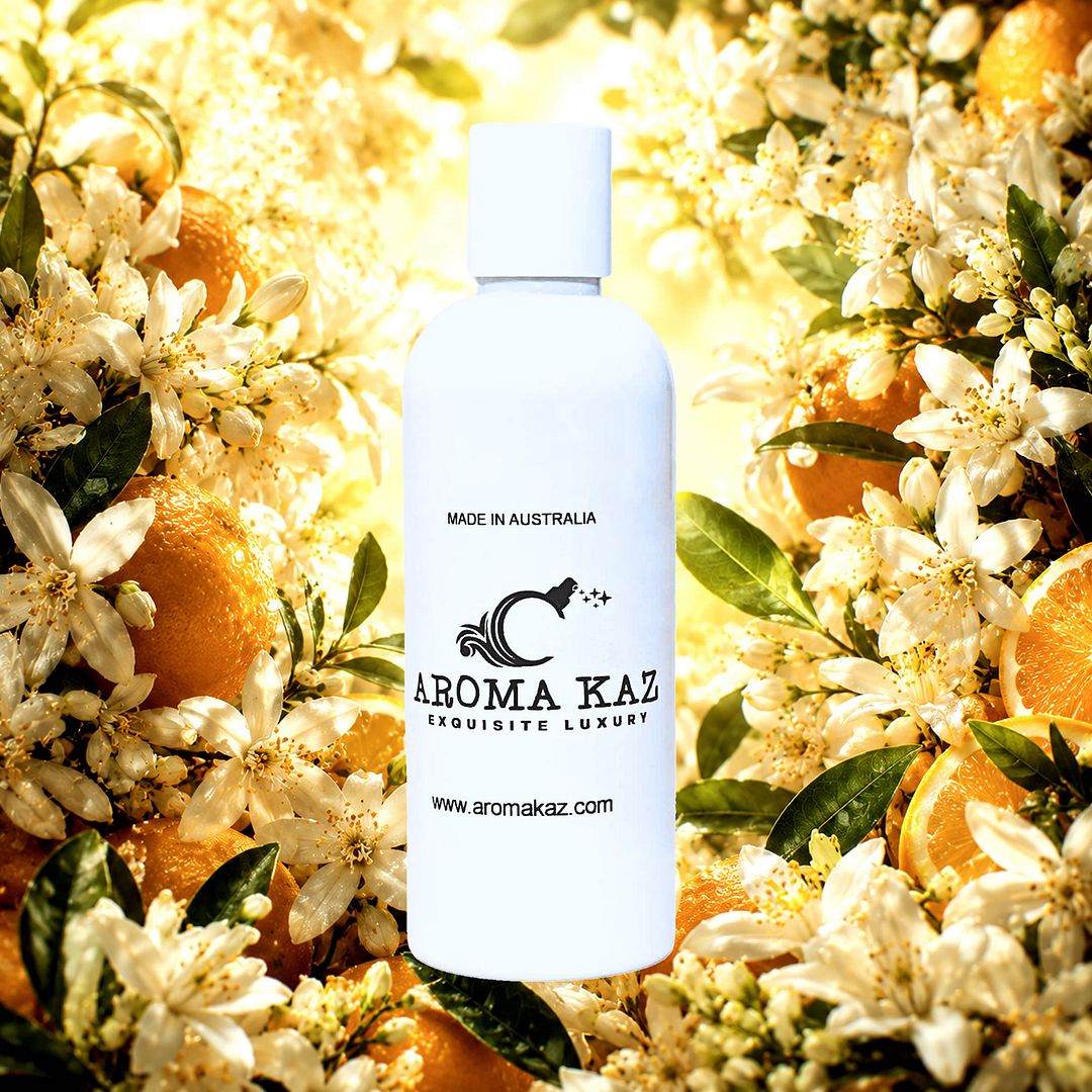 Fleur Ambree Body Wash Shower Gel – vegan, cruelty-free featuring ambered neroli and bright orange geranium florals, handmade in Australia.
