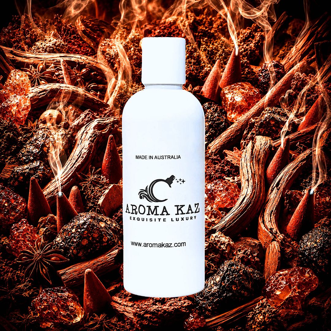 Oriental Sandalwood Body Massage Oil – vegan, cruelty-free, plant-based hydrating oil with warm smooth sandalwood and soft oriental spice, handmade in Australia.