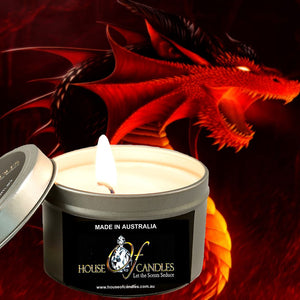 Dragons Blood Scented Eco Soy Tin Candles