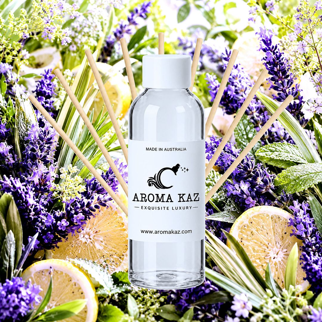 Lavender & Citronella Diffuser Fragrance Oil Refill – vegan, cruelty-free featuring calming lavender and citrus fresh citronella, handmade in Australia.