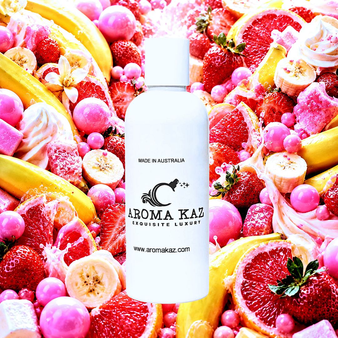 Monkey Farts Body Massage Oil – vegan, cruelty-free, plant-based hydrating oil with a fun fruity blend of bananas, berries, and tropical sweetness, handmade in Australia.