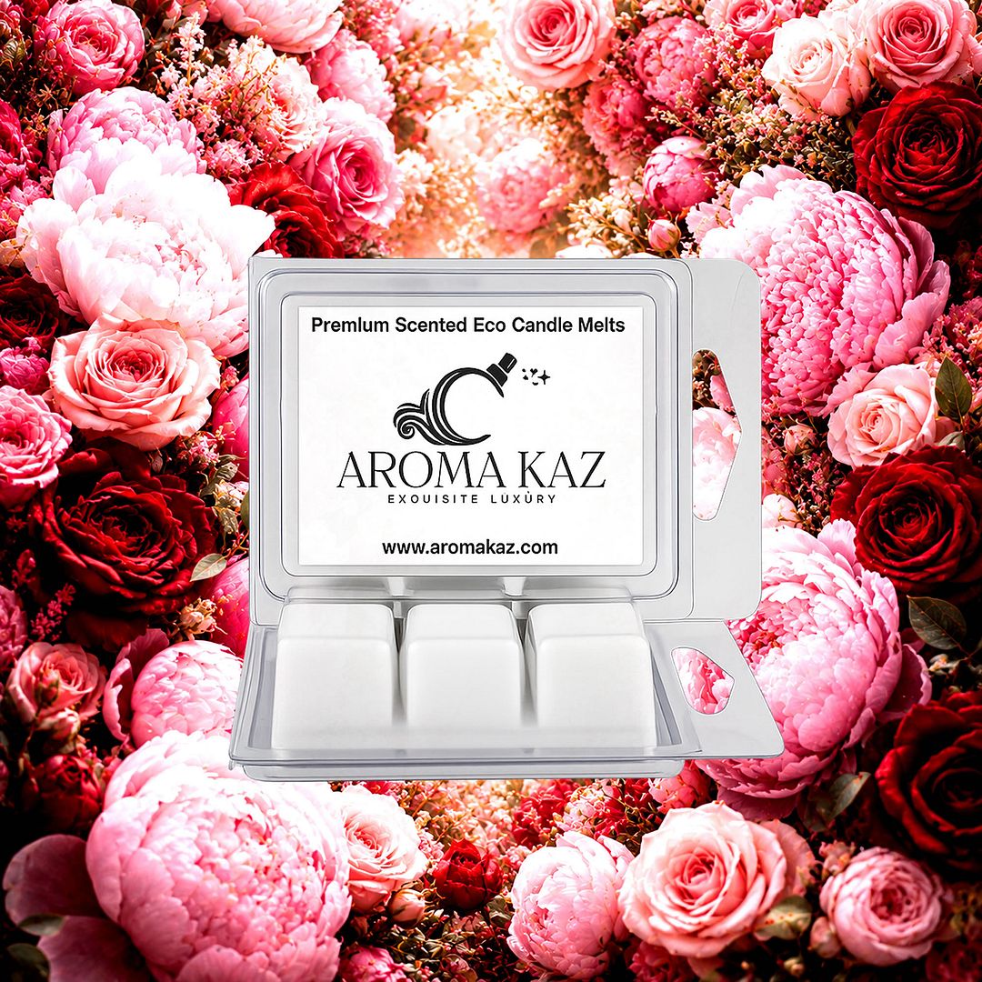 Peony Rose eco soy wax melts – vegan, cruelty-free featuring soft peony petals and classic rose florals, handmade in Australia.