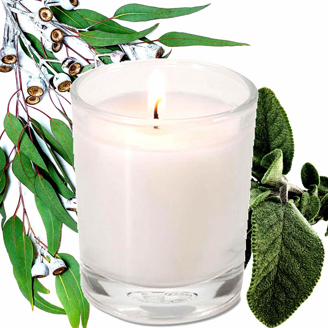 Eucalyptus & Citronella Scented Eco Soy Votive Candles Hand Poured