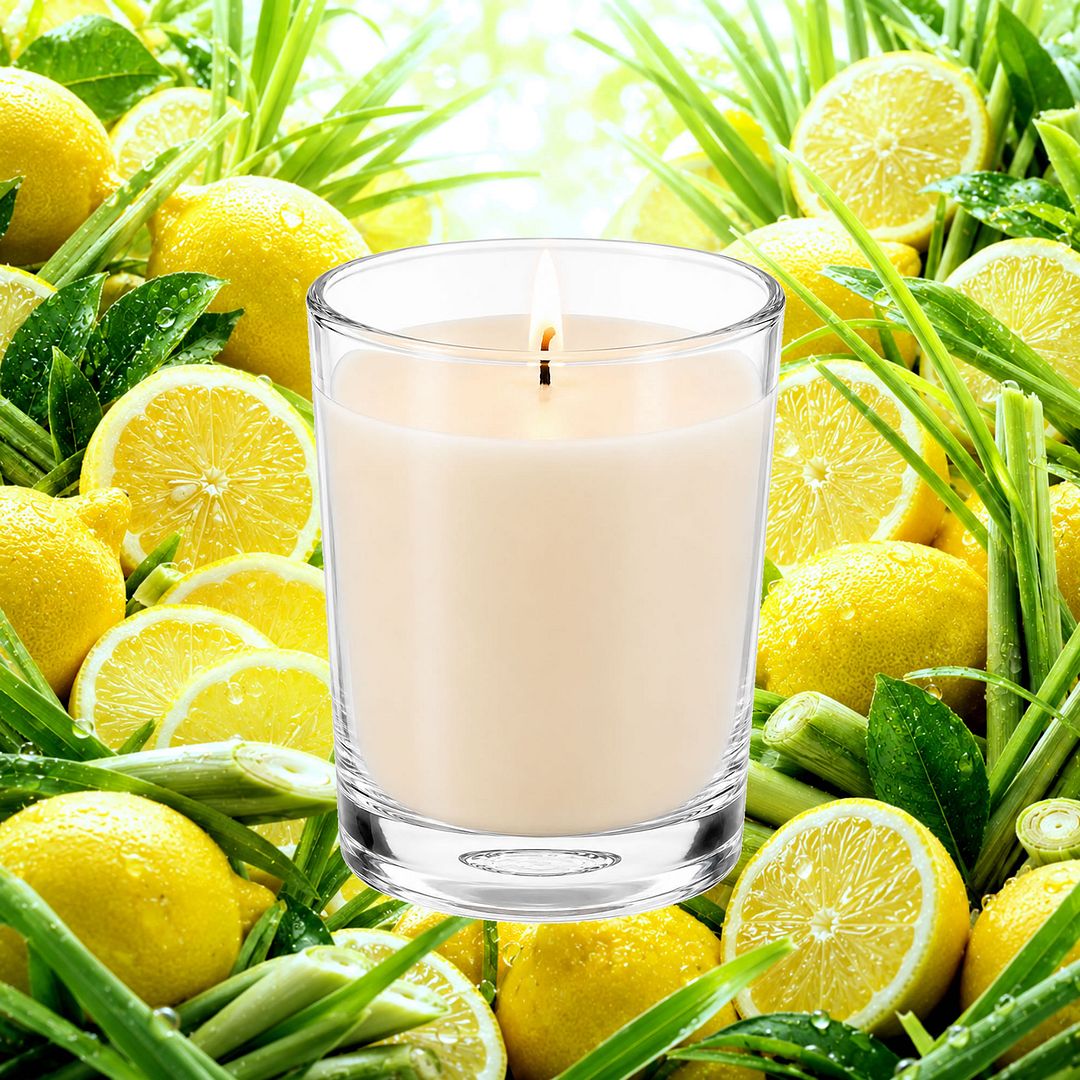 Lemon Citronella Scented Votive Candles eco soy plant based – vegan, cruelty-free featuring citrus lemons and fresh citronella notes, handmade in Australia.