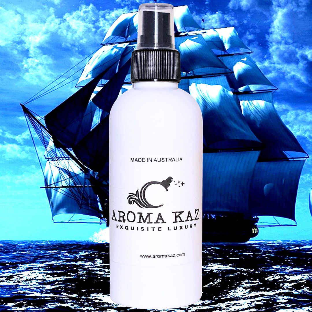 Sea Spice For Men Car Air Freshener Deodorizer Spray – Vegan, Cruelty-Free, Made in Australia - Long-Lasting Odor Eliminator for Smoke, Pets, Musty Smells – Perfect Gift for Car Lovers