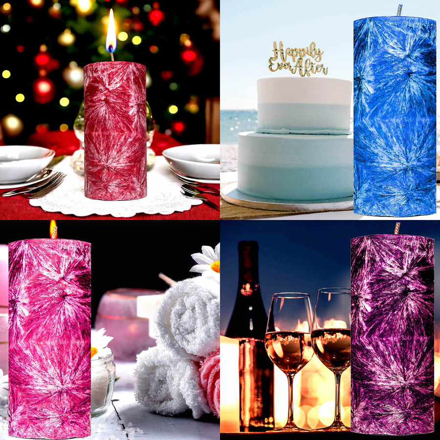 Amber & Myrrh plant based Pillar Candle – vegan, cruelty-free featuring warm amber and earthy myrrh notes, handmade in Australia.