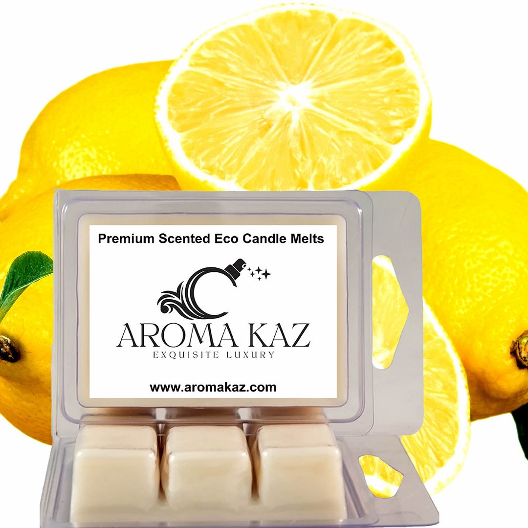 Citrus Lemons Eco Soy Candle Melts – Vegan, Cruelty-Free, Handmade in Australia – Long-Lasting Fragrance for Oil Burners and Electric Melters