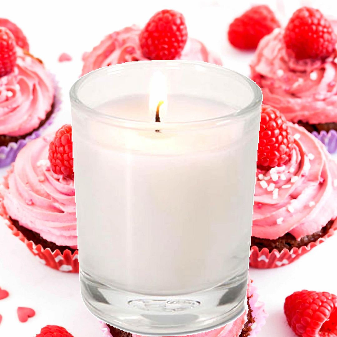Raspberry Cream Cupcakes Eco Soy Votive Candles