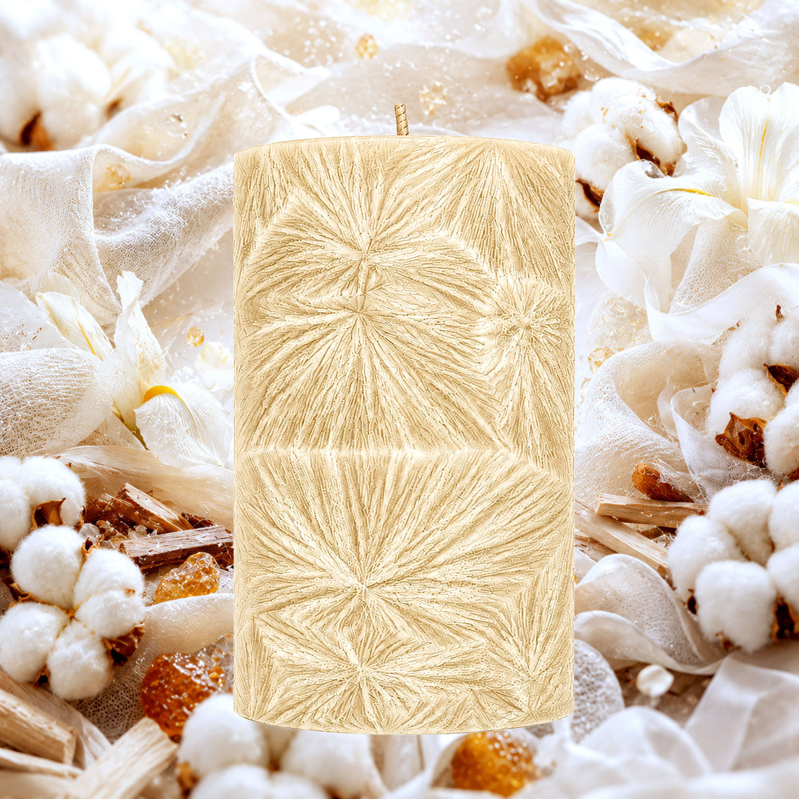 Egyptian Cotton Pillar Candle