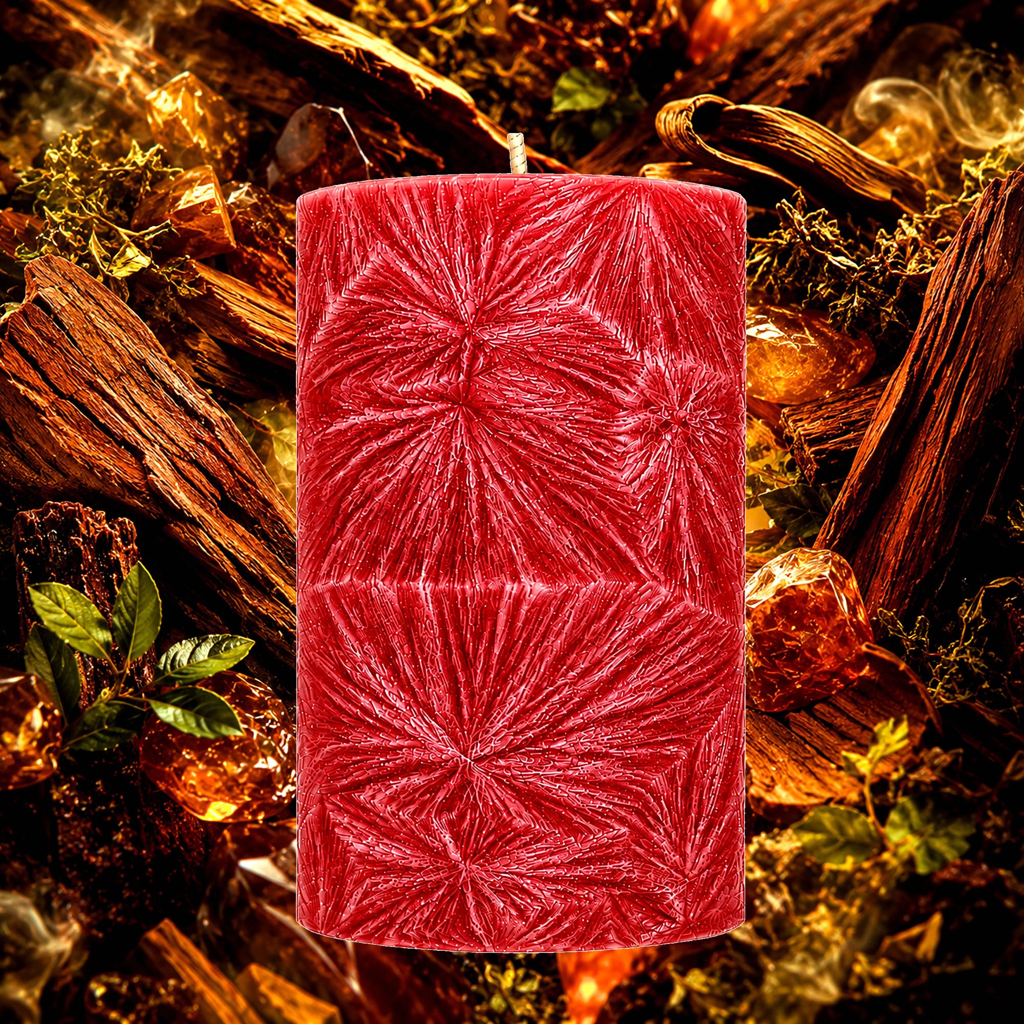 Egyptian Sandalwood Pillar Candle