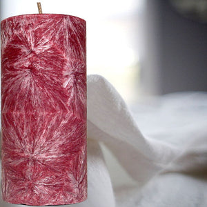 Egyptian Cotton Scented Palm Wax Pillar Candle