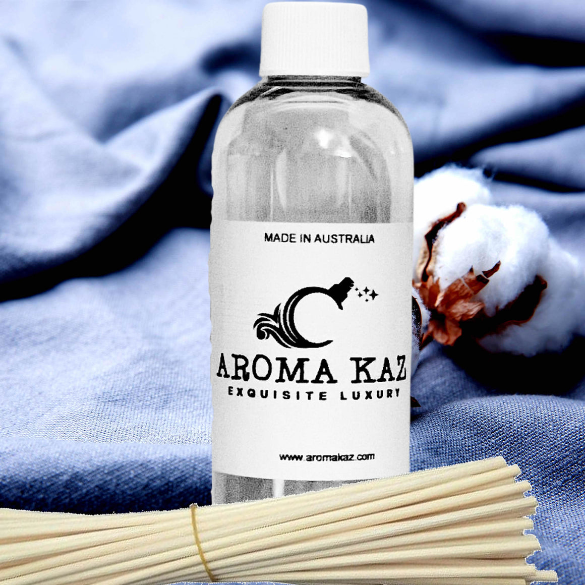 Egyptian Linen Diffuser Fragrance Oil with Reeds – Vegan Cruelty-Free Home Aroma