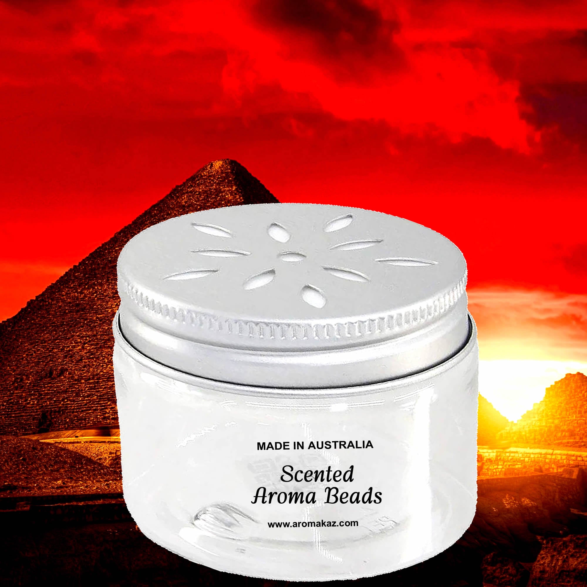 Egyptian Sandalwood Air Freshener Aroma Beads - Room, Car, Pantry, Pet Areas, Linen