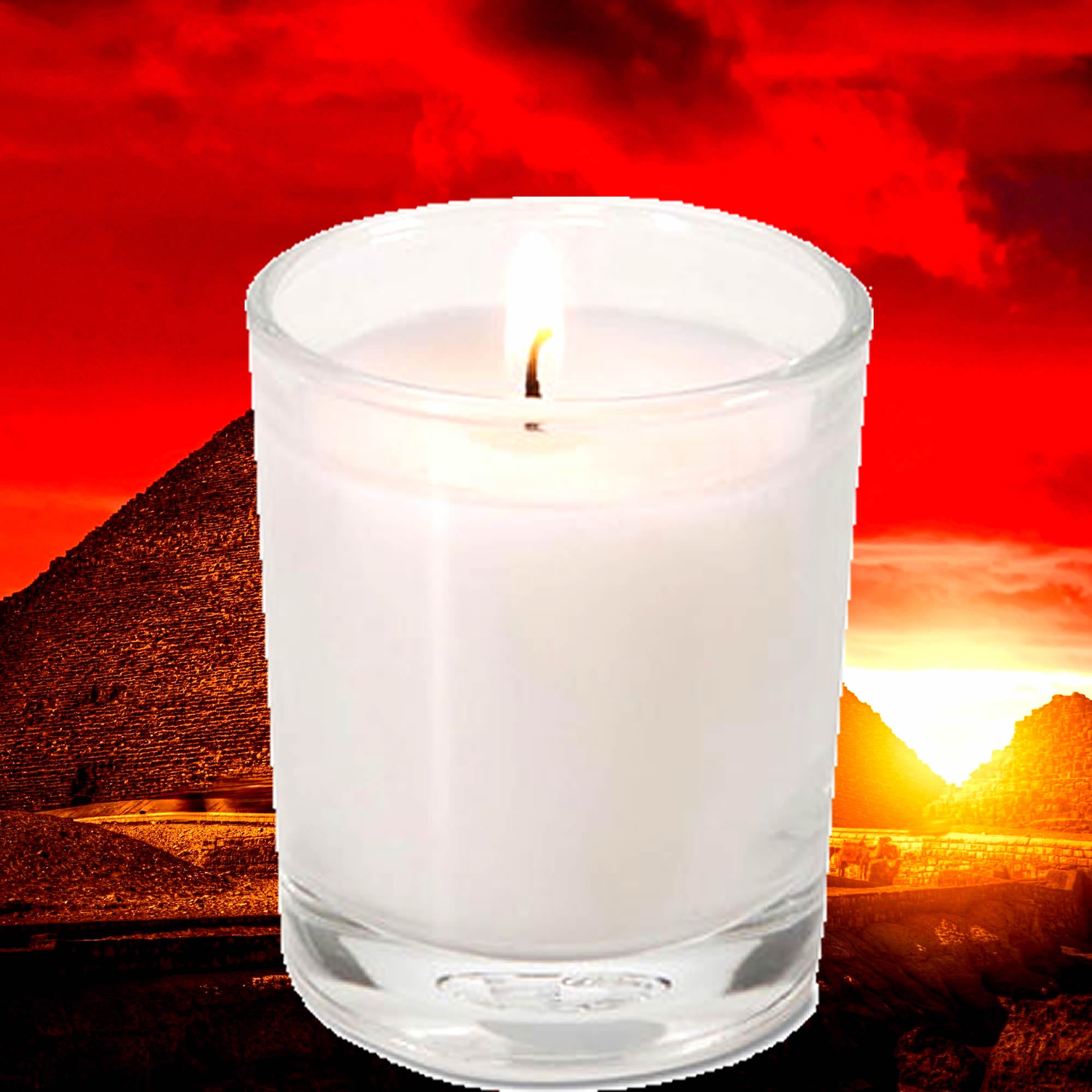 Egyptian Sandalwood Eco Soy Votive Candles – Clean Burn, Plant-Based, Vegan & Pet Safe