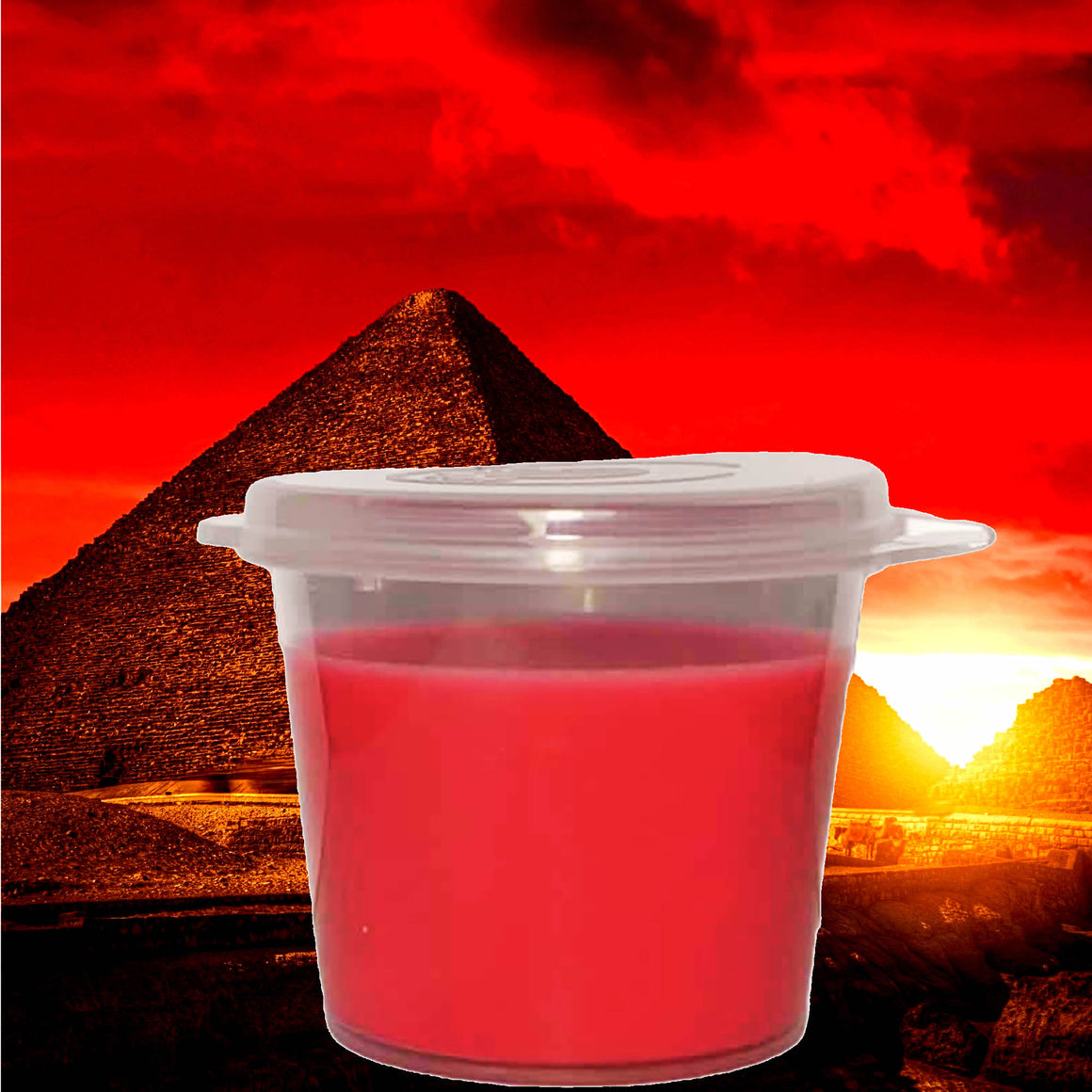 Egyptian Sandalwood Soy Candle Melt Shot Pots – Plant-Based, Vegan, Cruelty-Free, Hand-Poured