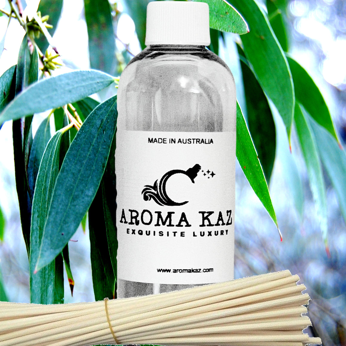 Eucalyptus & Citronella Diffuser Fragrance Oil with Reeds – Vegan Cruelty-Free Home Aroma