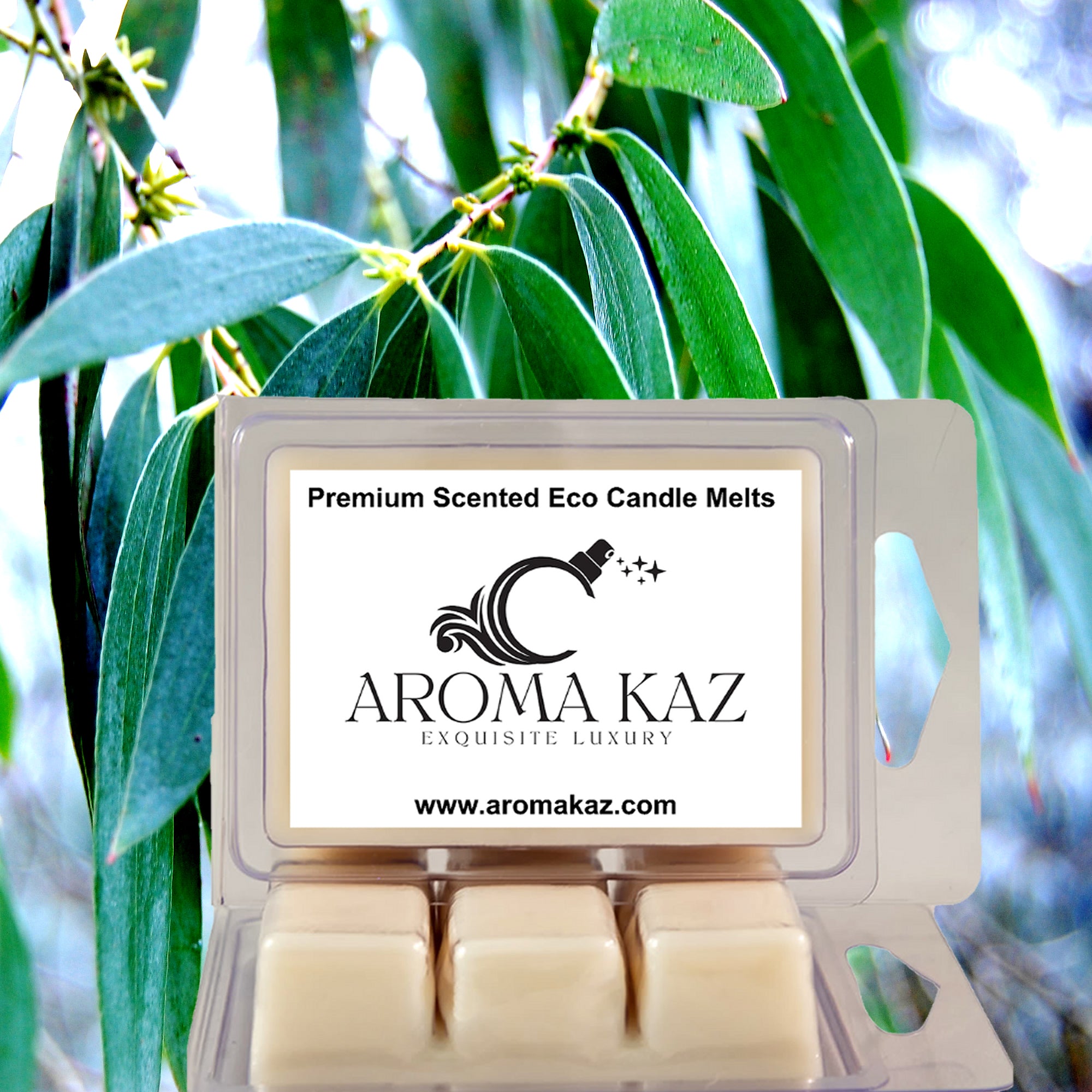 Eucalyptus & Citronella eco soy wax melts – vegan, cruelty-free featuring crisp eucalyptus and bright citrus citronella, handmade in Australia.