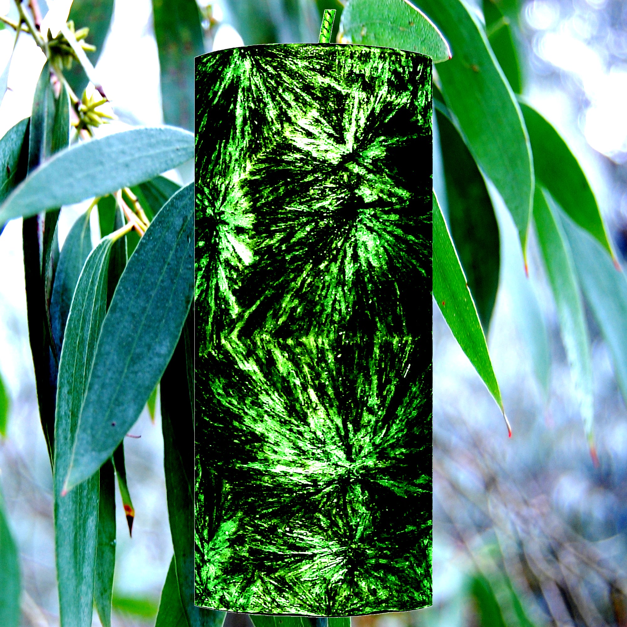 Eucalyptus & Citronella Pillar Candle – Plant-Based, Eco-Friendly, Vegan, Cruelty Free