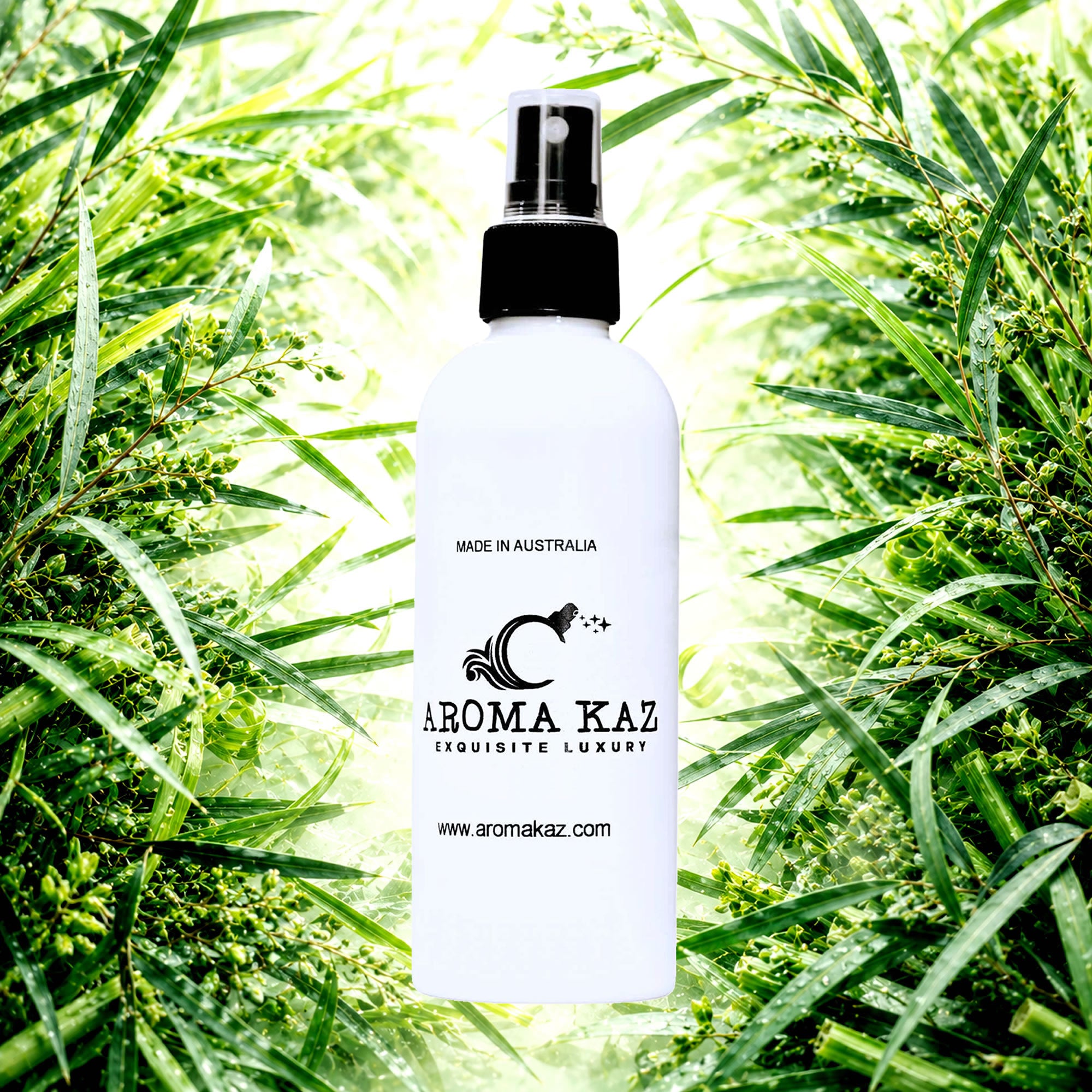 Eucalyptus & Citronella Room Linen Car Air Freshener Spray Deodoriser eco-friendly vegan, cruelty-free body fragrance featuring crisp eucalyptus and bright citrus citronella, made in Australia.