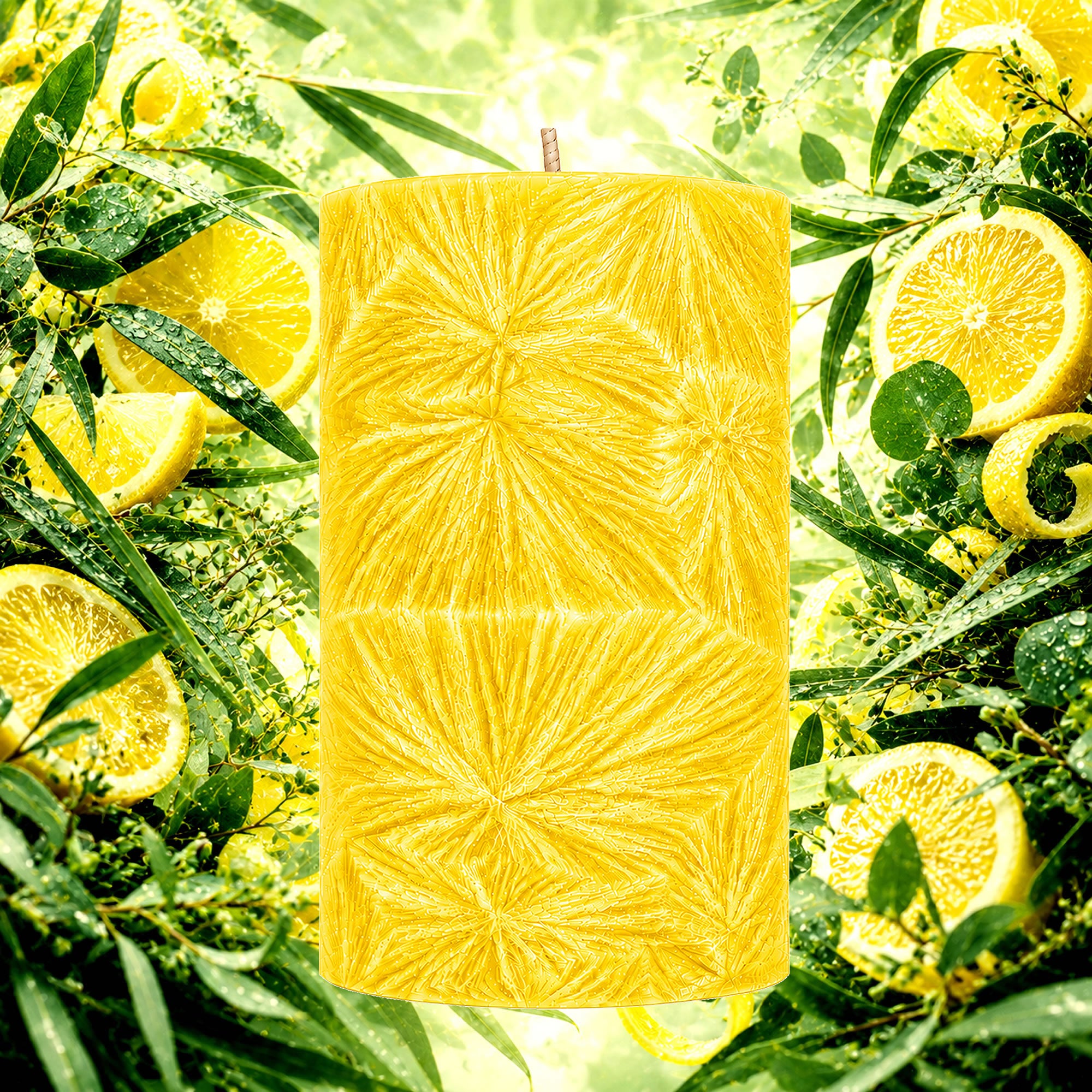 Eucalyptus & Lemon Pillar Candle