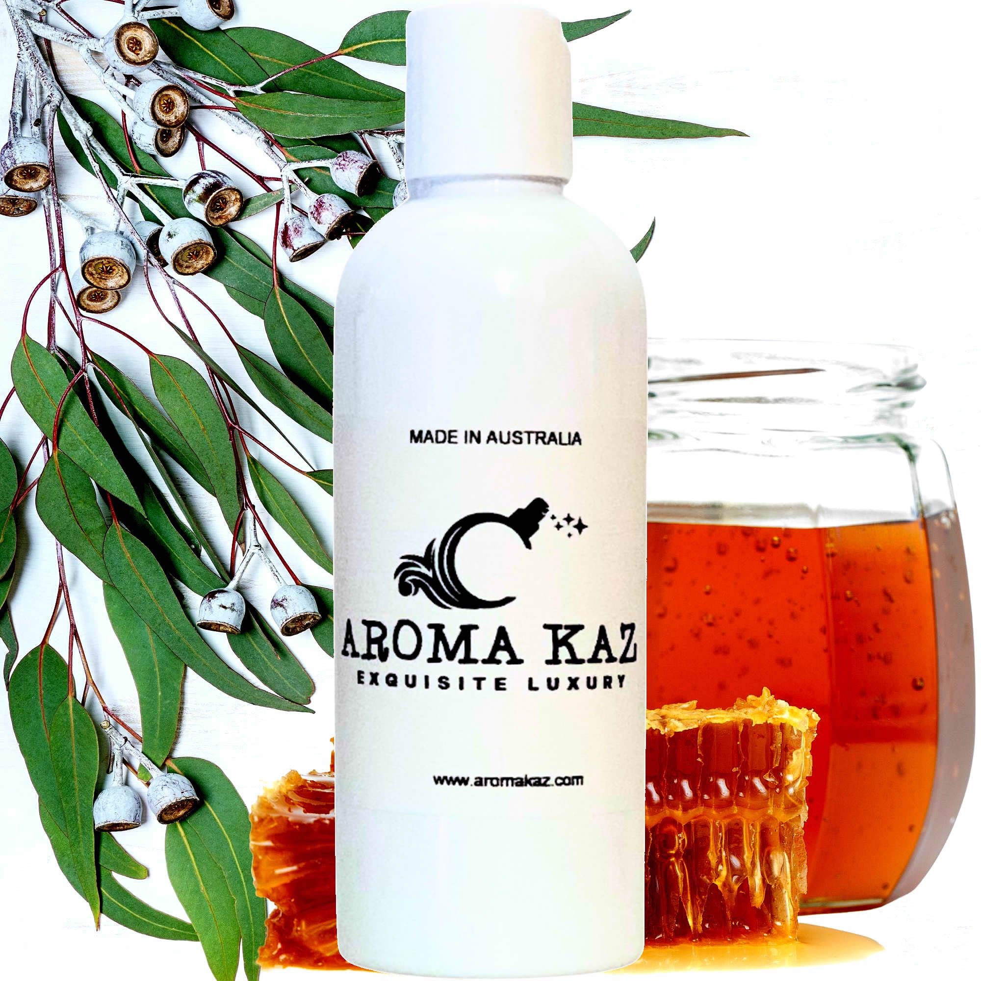 Eucalyptus & Honey Bath/Body/Massage Oil Vegan Plant-Based Moisturiser