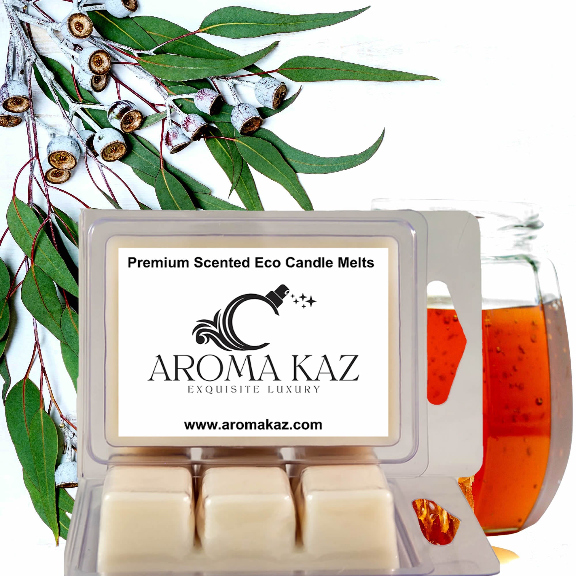 Eucalyptus & Honey Soy Wax Melts – Hand-Poured, Plant-Based & Vegan