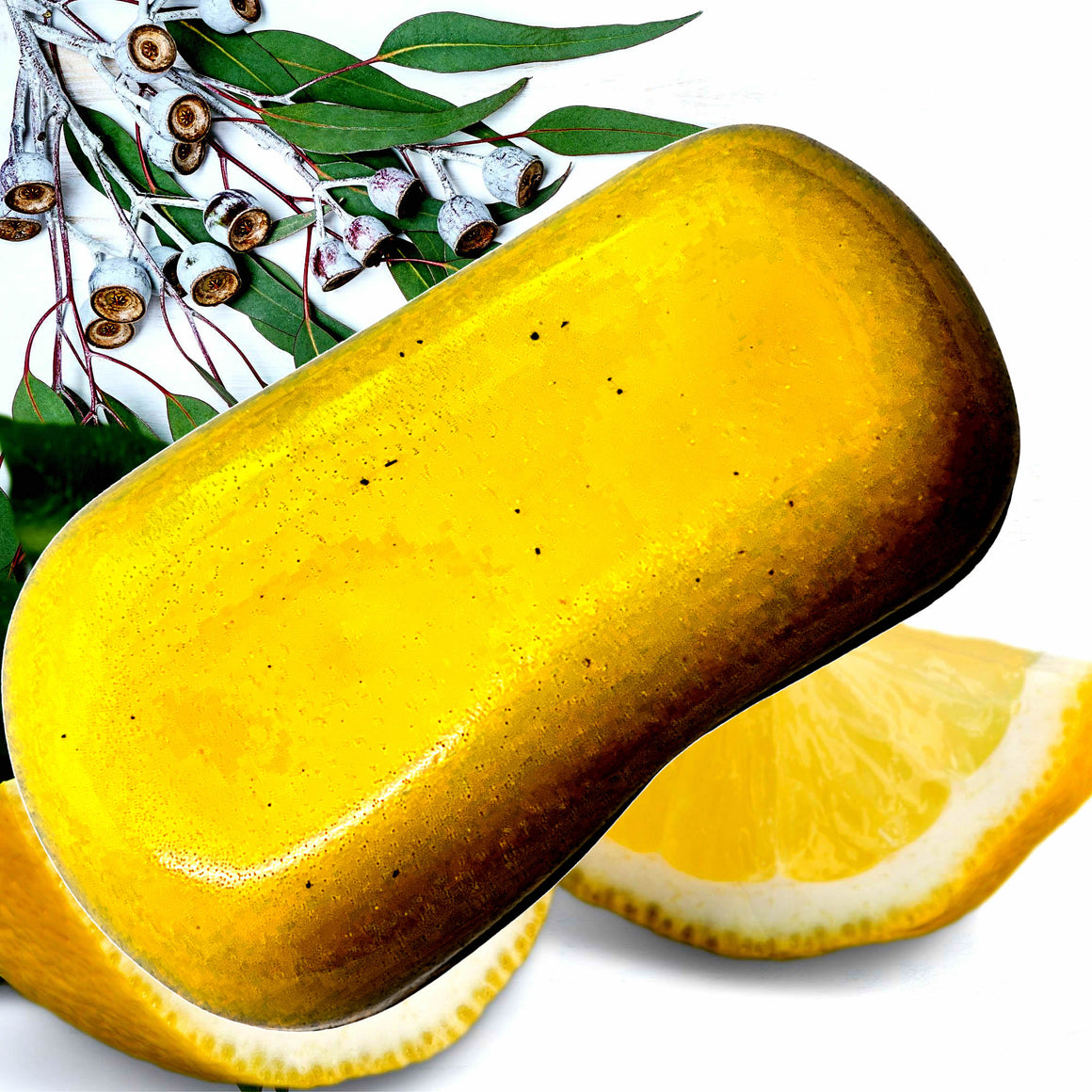 Eucalyptus & Lemon Vegan Soap Bars Plant-Based Cruelty-Free Handcrafted