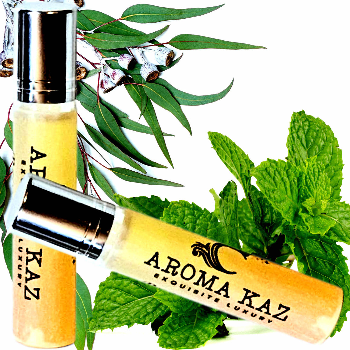 Eucalyptus & Peppermint Roll-On Fragrance Plant-Based Vegan Cruelty Free