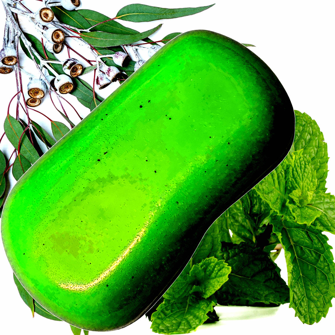 Eucalyptus & Peppermint Vegan Soap Bars Plant-Based Cruelty-Free Handcrafted