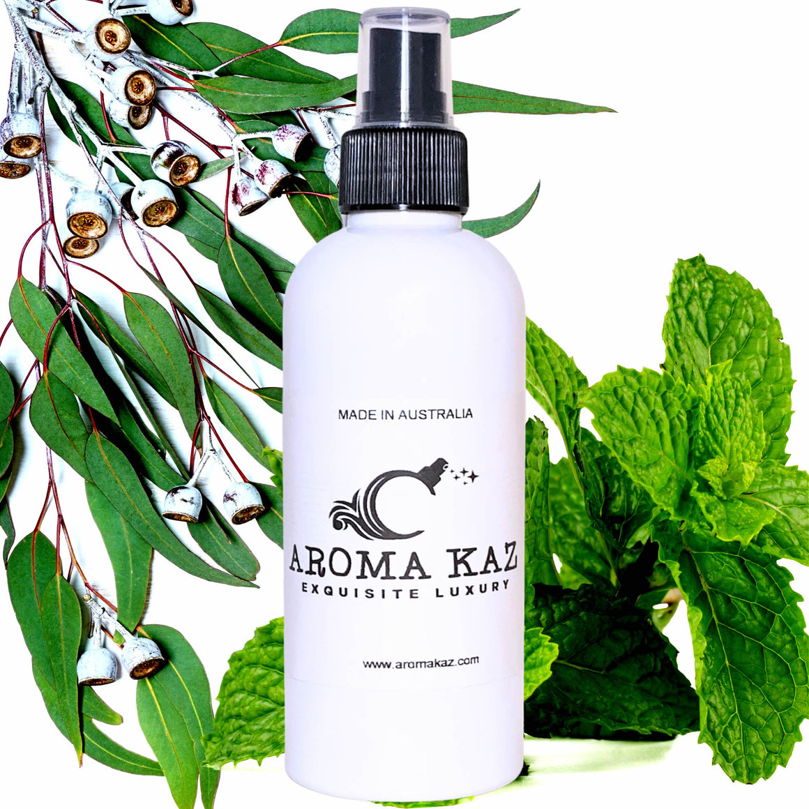 Eucalyptus & Peppermint Car Air Freshener Spray – Plant-Based, Vegan, Cruelty-Free & Pet Safe