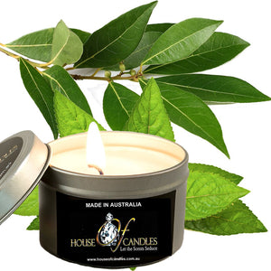 Eucalyptus & Peppermint Scented Eco Soy Tin Candles