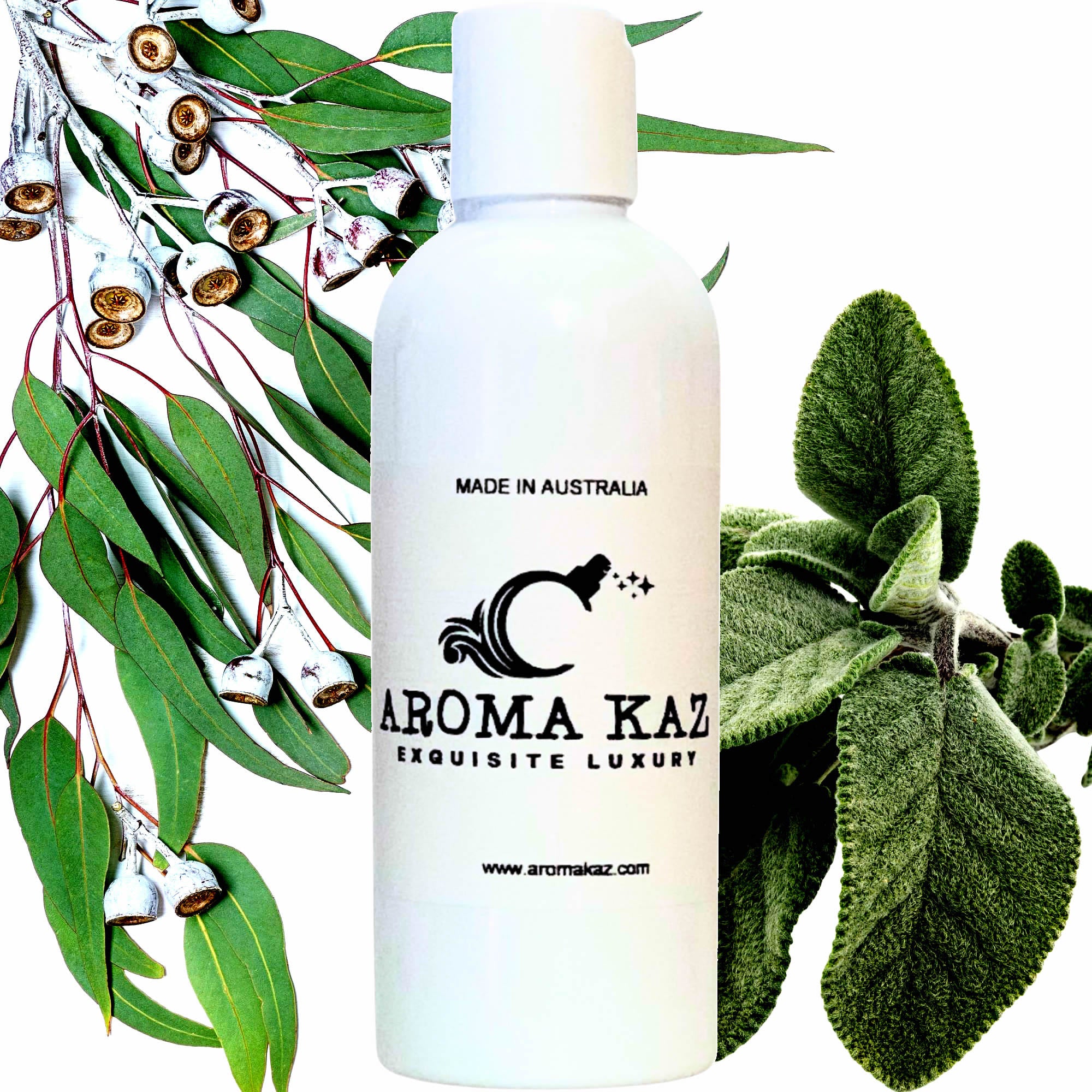 Eucalyptus & Wild Sage Bath/Body/Massage Oil Vegan Plant-Based Moisturiser