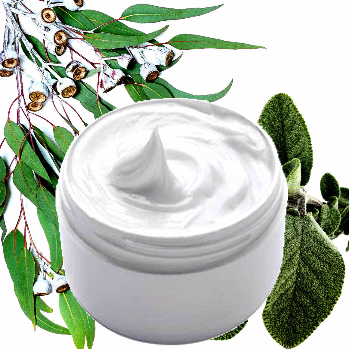Eucalyptus & Wild Sage Hydrating vegan body and hand cream moisturizer. Handmade in Australia, cruelty free, long-lasting fragrance, perfect for all skin types and ideal as a gift for men or women.