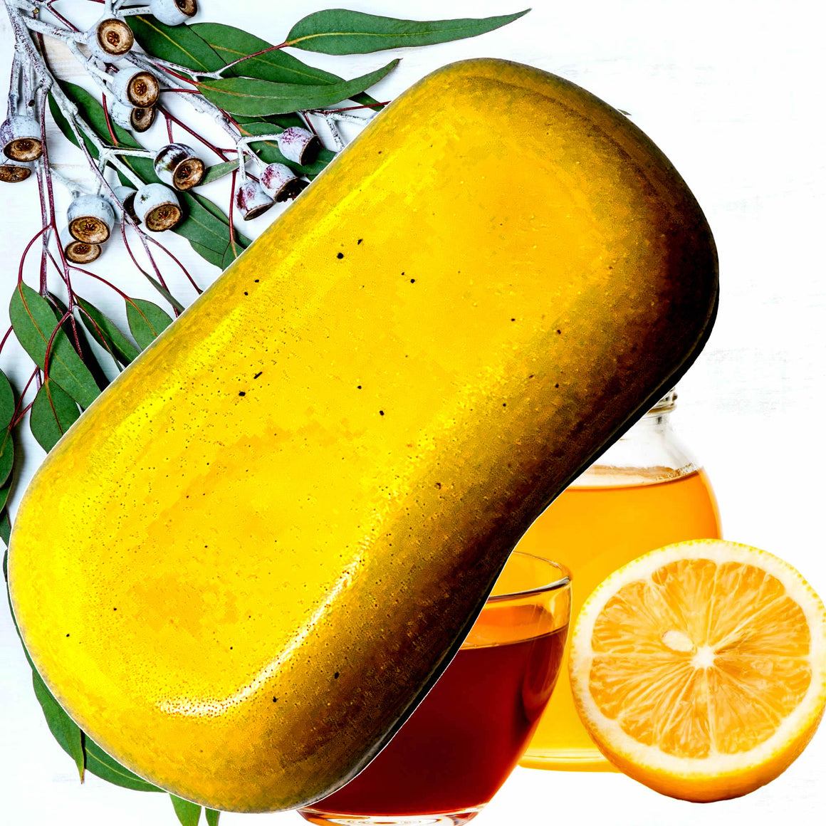 Eucalyptus Lemon & Honey Vegan Soap Bars Plant-Based Cruelty-Free Handcrafted