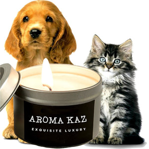 Pet Care Freshener Scented Eco Soy Tin Candles Hand Poured