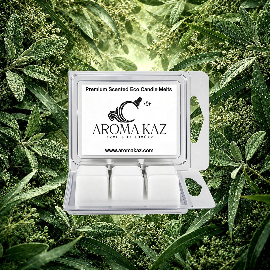Eucalyptus & Wild Sage eco soy wax melts – vegan, cruelty-free featuring herbal sage and fresh eucalyptus, handmade in Australia.