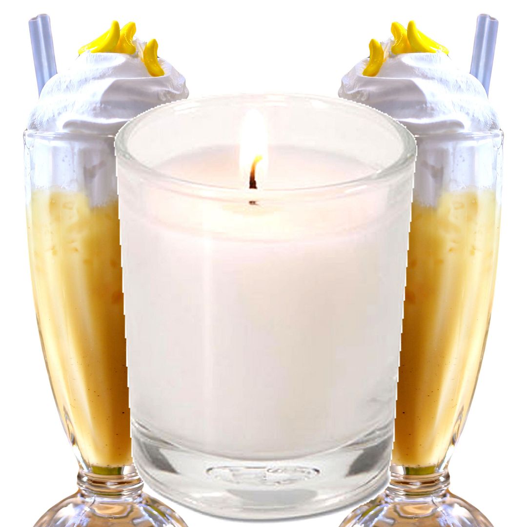 Banana Milkshake Eco Soy Votive Candles