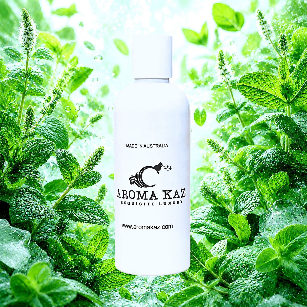 Fresh Peppermint Body Wash Shower Gel – vegan, cruelty-free featuring cool refreshing peppermint, handmade in Australia.