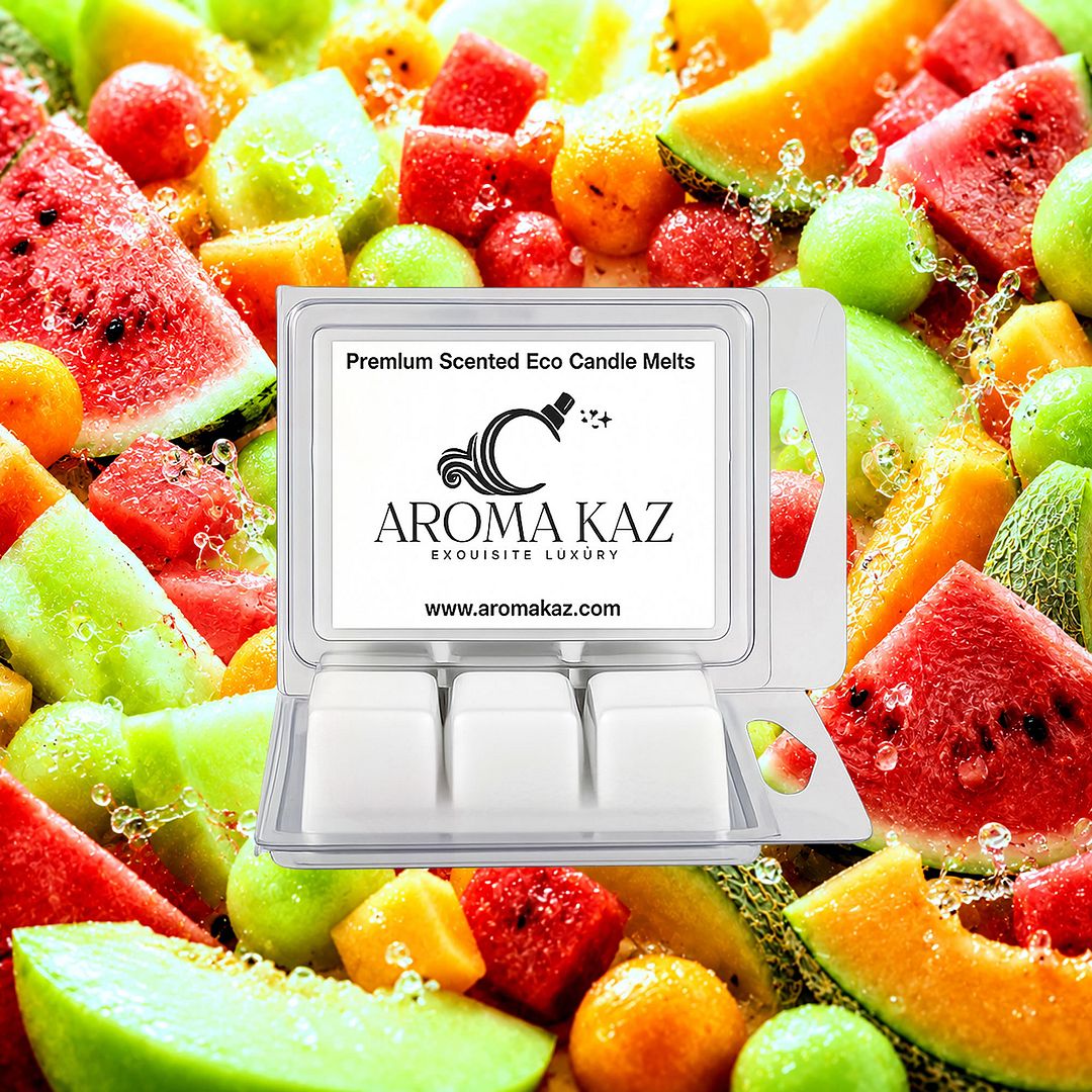 Wild Mixed Melons eco soy wax melts – vegan, cruelty-free featuring sweet juicy mixed melon fragrance, handmade in Australia.