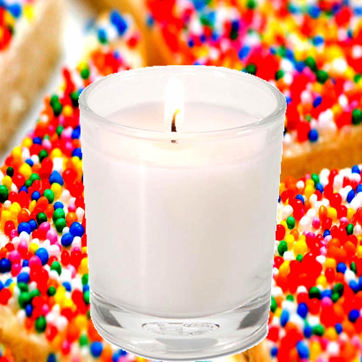 Fairy Bread Eco Soy Votive Candles – Clean Burn, Plant-Based, Vegan & Pet Safe