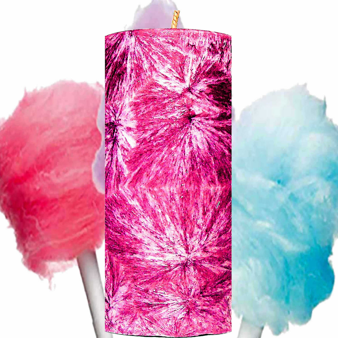 Fairy Floss Pillar Candle – Plant-Based, Eco-Friendly, Vegan, Cruelty Free